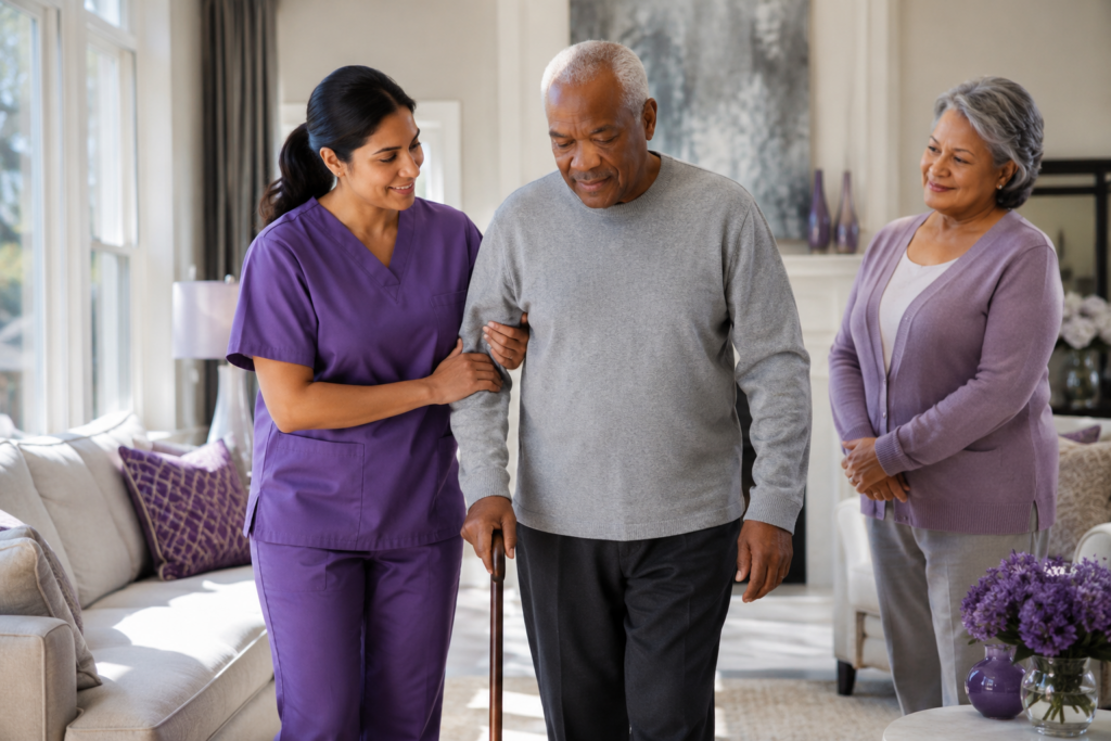 is palliative care the same as home care
